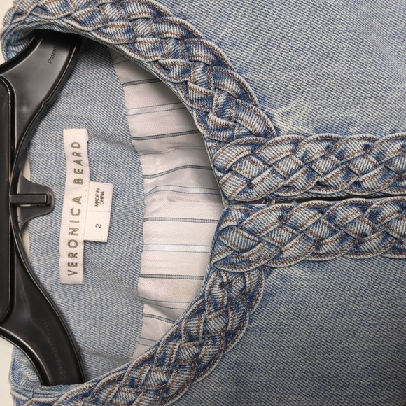 Veronica Beard Arrowe Cropped Denim Jacket - Picture 4 of 6